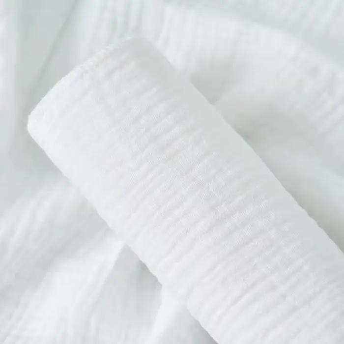 Couches douces pour bébé 100% coton, Double couche, lavables, en tissu de gaze, pour nouveau-nés/bébés, Ultra fines, respirantes et réutilisables