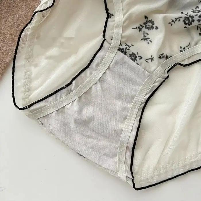 Culotte Femme Taille Basse Style Chinois avec Volants et Boucles