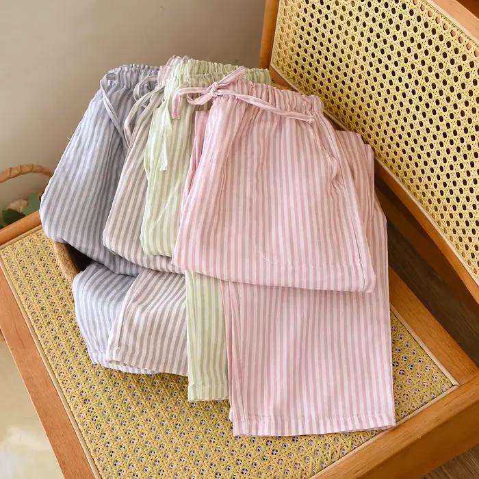 Pantalon de pyjama d'été 2026 coton pour femmes