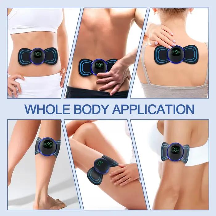 Ensemble de masseur de cou électrique intelligent, Patch Cervical, 8 Modes, 19 niveaux d'intensité, outils de Massage portables à usage domestique pour soulager la Fatigue