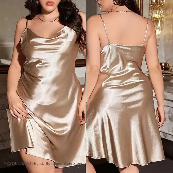 Ensemble chemise de nuit et robe pour femme