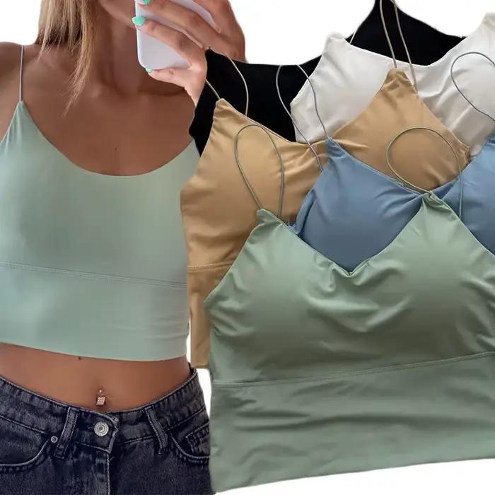 Soutien-gorge d'été en soie glacée