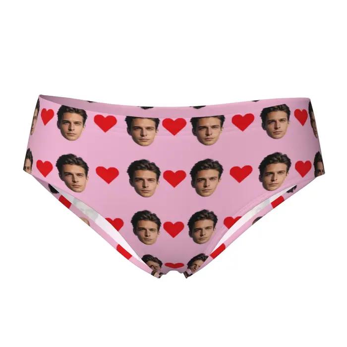 Lingerie personnalisée avec photo faciale pour femmes