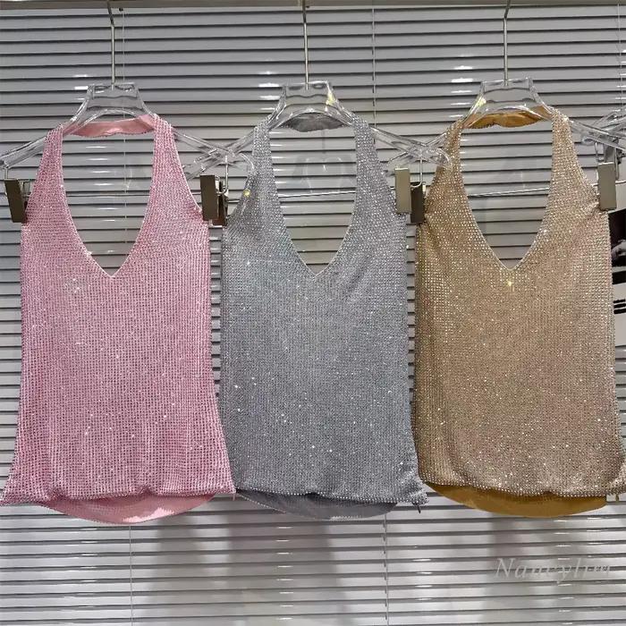 Nouveautés Été 2026 : Top Camisole Halter pour Femme