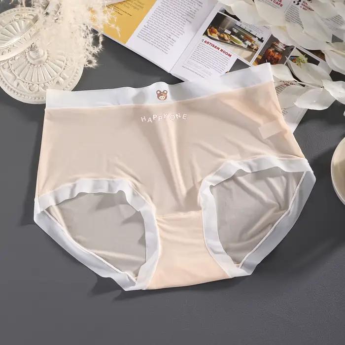 Culotte Sexy en dentelle pour femmes, sous-vêtements grande taille, taille moyenne, sans couture, Lingerie féminine, XL-3XL