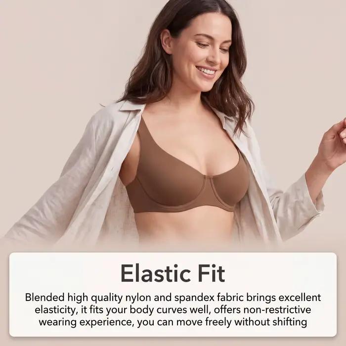 Soutien-gorge sans armatures non rembourré pour femme