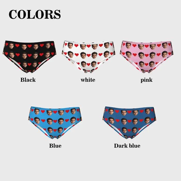Lingerie personnalisée avec photo faciale pour femmes