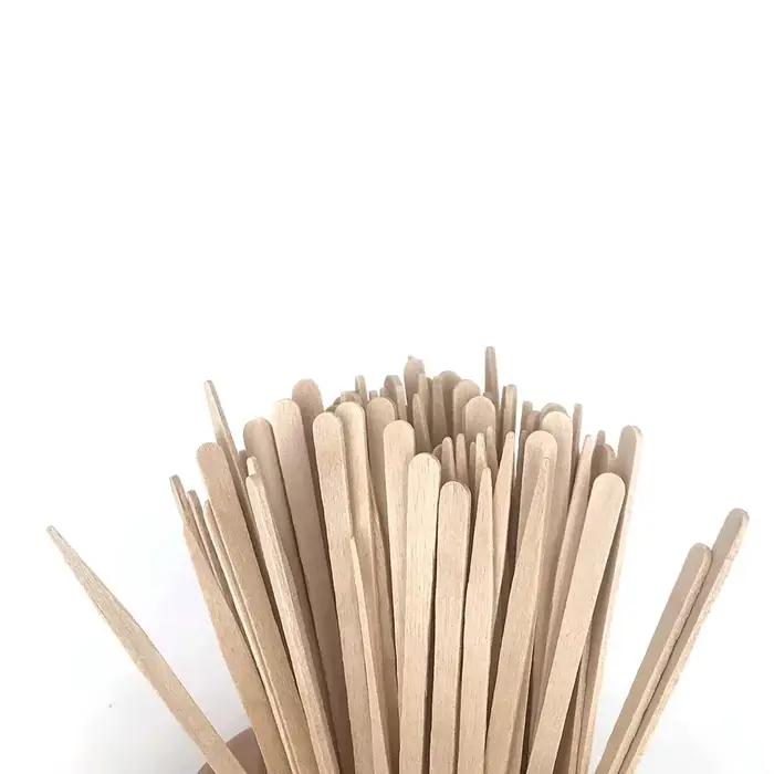 Bâton d'épilation en bois de poulet, outil d'avertissement d'essuyage de haricot, épilation, beauté du corps, nouveau, chaud, 100 pièces, paquet