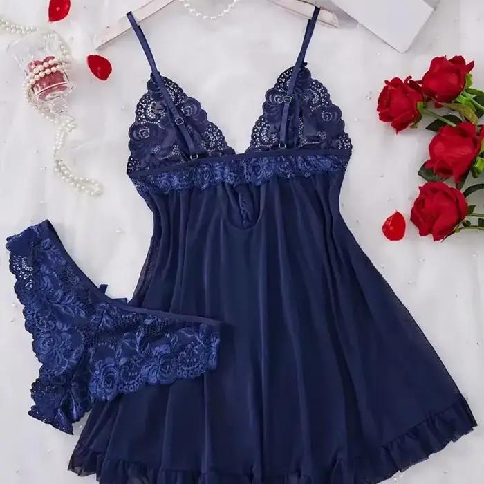 Ensemble de lingerie rouge sexy
