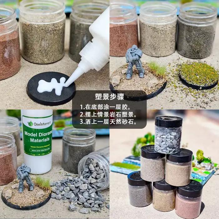 Pierre de gravier Miniature de 140ML, Micro gravier, roche de sol naturelle pour bricolage, scène de Table de sable, jardin, Train ferroviaire, matériel de pavage de route