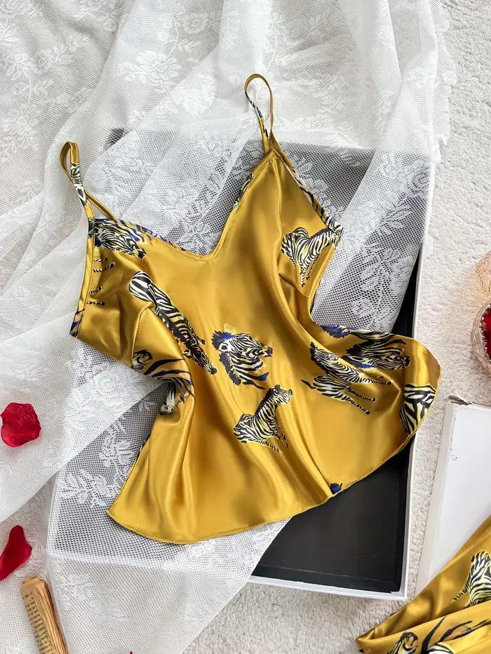 Nouvel ensemble de pyjama pour femme 2026 – Imprimé zèbre