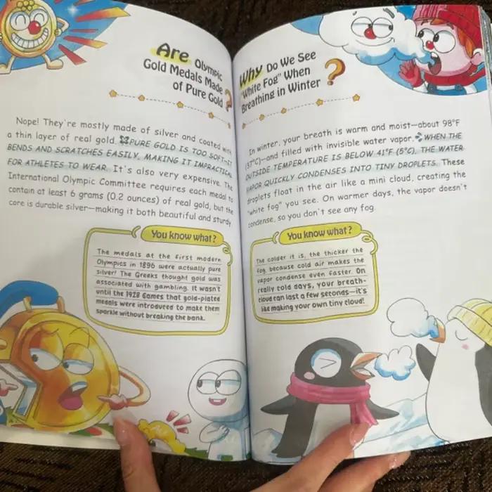 Livre scientifique pour enfants 100000 Whys, livre de lecture éducatif amusant, favorise la réflexion scientifique, développement du cerveau, livre d'apprentissage pour enfants