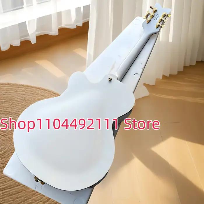 Guitare électrique Jazz à corps Semi-creux de bonne qualité, avec touche Bigs Tremolo en ébène, haute qualité, personnalisable, offre spéciale