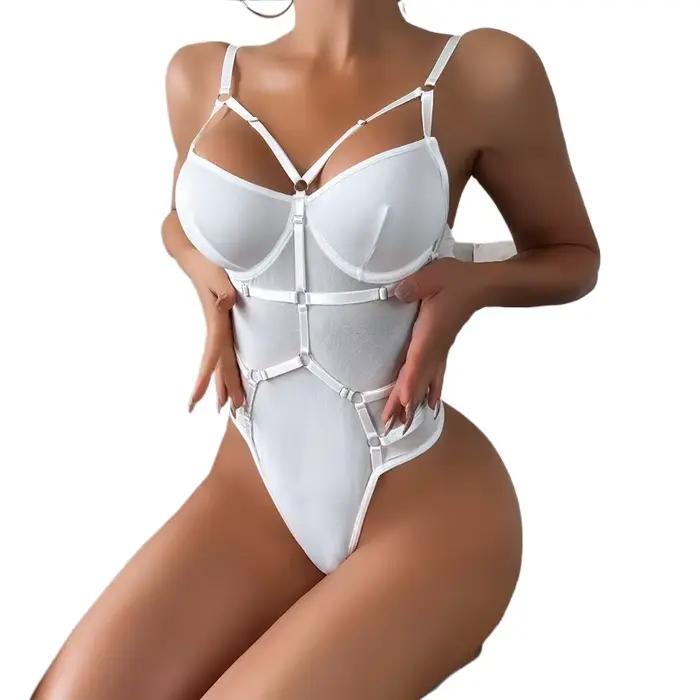 Nouveau Body en dentelle pour femme 2026 avec porte-jarretelles