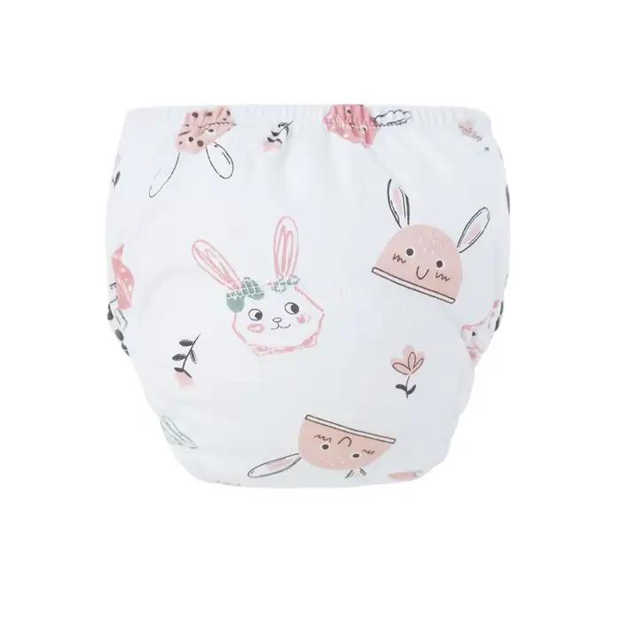 Couches d'entraînement pour bébé, 3 pièces, pantalons pour filles et garçons, lavables, couches en tissu pour nourrissons, sous-vêtements réutilisables pour enfants, Shorts pour tout-petits