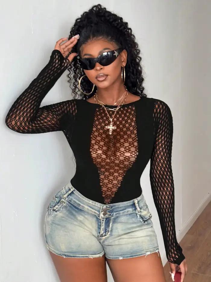Body moulant sexy grande taille pour femme