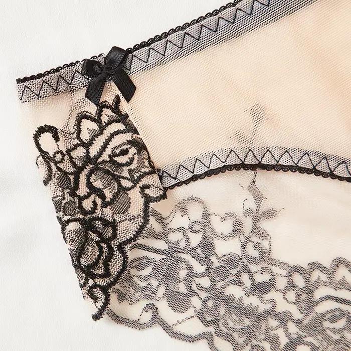 BANNIROU – culotte en maille brodée pour femme