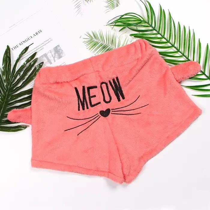 Nouvelles femmes pyjama ensembles automne hiver chat dessin animé chaud Pyjamas