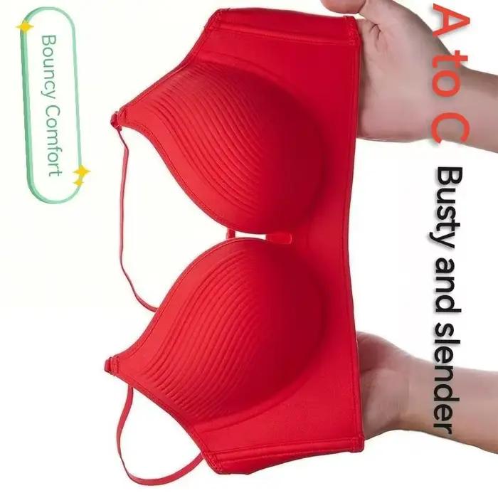 (Soutiens-gorge pour petits seins et pechos plats) Lingerie Ultra-épaisse de 10cm pour femmes sans couture Push Up