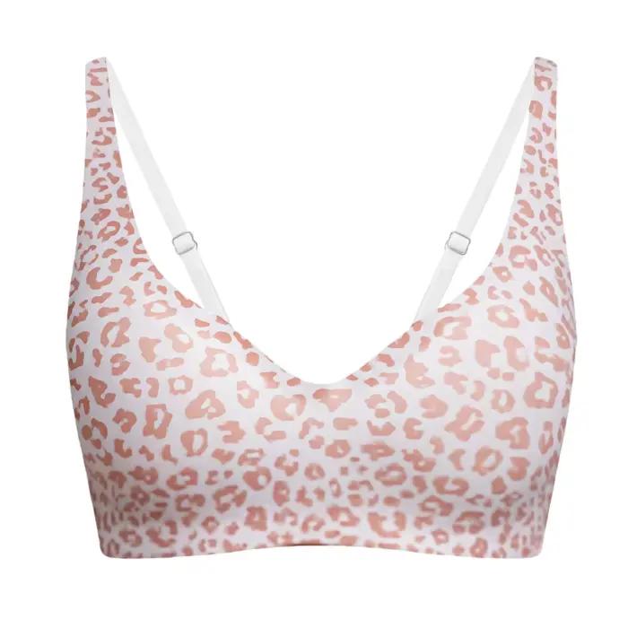 Soutien-gorge léopard sans couture ajusté