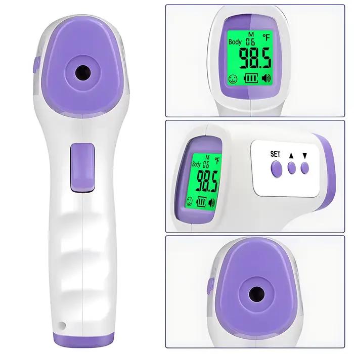 Thermomètre numérique infrarouge sans contact, thermomètre médical, outil de mesure de la température corporelle, thermomètre pour la fièvre humaine, thermomètre pour le corps
