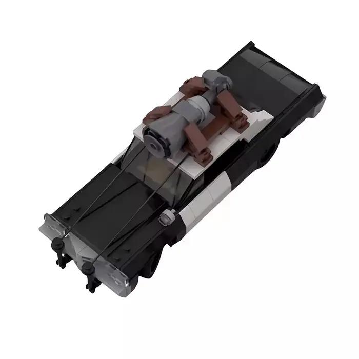 Bricklink Bluesbrothers figurines d'action briques tête et Bluesmobile 1974 Dodge Monaco véhicules de vitesse blocs de construction de voiture jouets pour enfants
