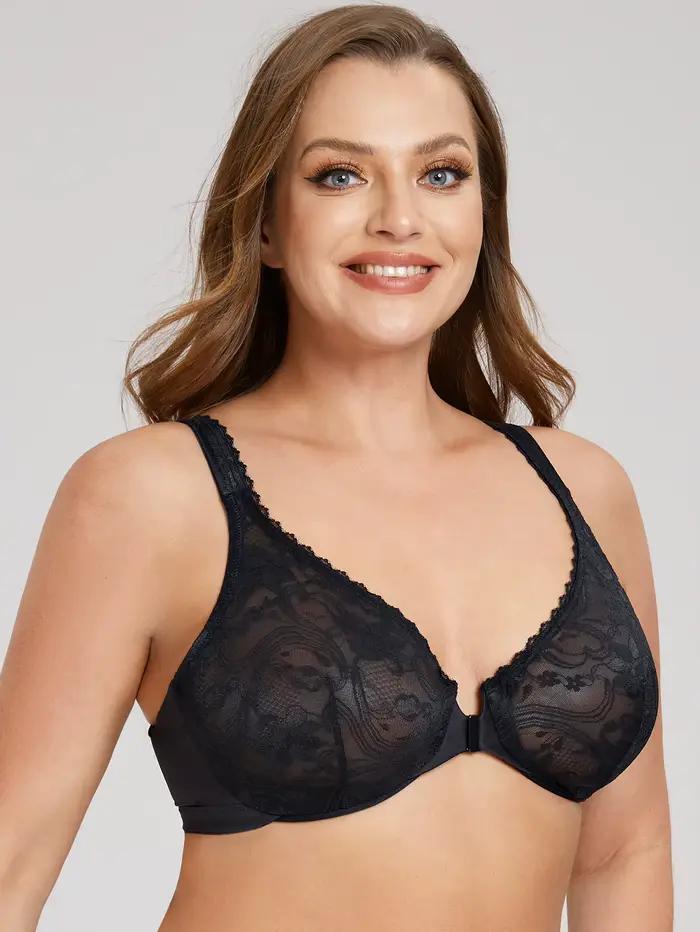 Soutien-gorge à armatures en dentelle pour femme