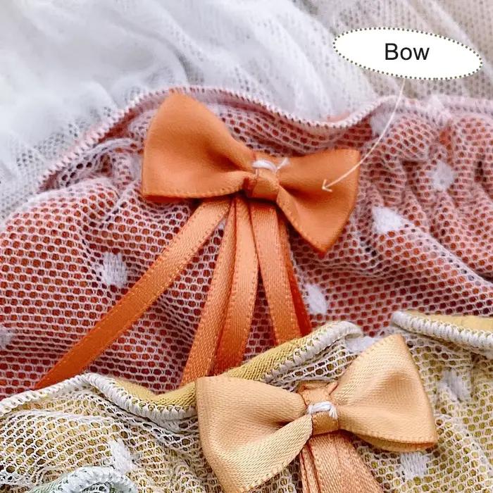 Culotte en coton à volants en dentelle pour femmes
