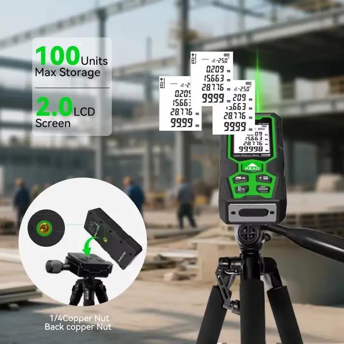 SNDWAY télémètre Laser vert SW-WG100 salle de mesure intérieure et extérieure plage Laser anti-poussière et étanche