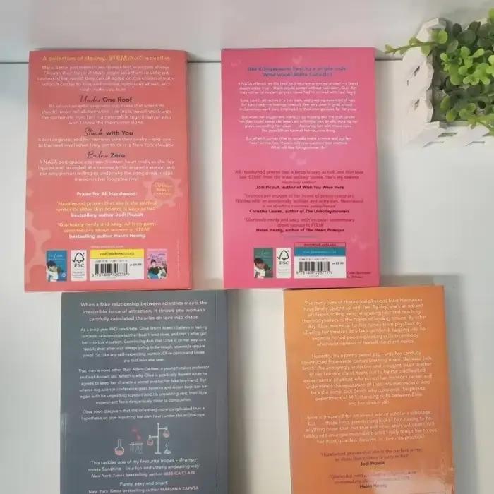 1 livre d'Ali Hazelwood l'hypothèse d'amour/amour sur le cerveau/desser pour t'aime/amour, roman théorique en anglais