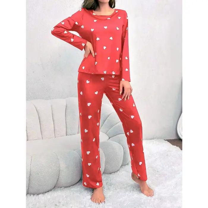 Ensemble de pyjamas College d'amour pour femmes