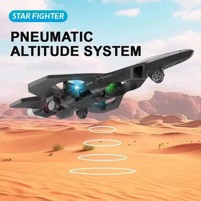 Hélicoptère télécommandé HOMEFISH 2.4G, planeur électrique en mousse, cascadeur, vol stationnaire, UAV, avec lumières LED, modèle d'avion