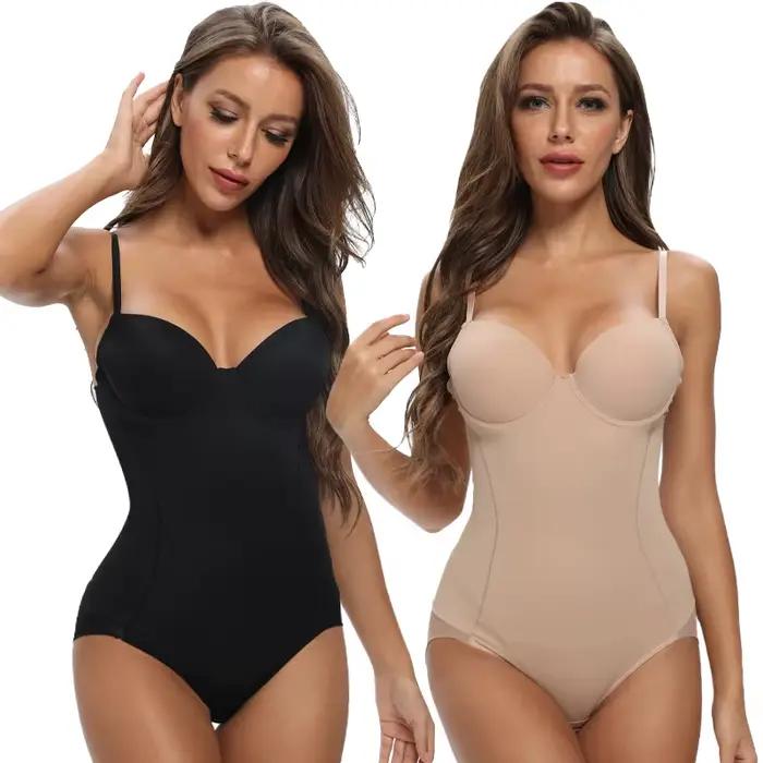 Lingerie Sexy Slim soie solide Shapewear pour femmes lisse doux body ventre Shaper sous-vêtements