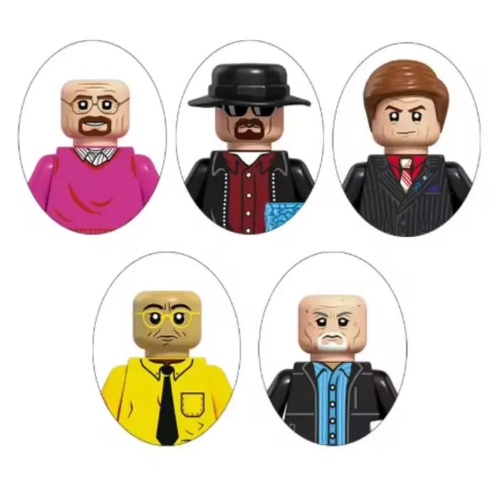 Breaking Bad Season Heisenberg Walter White Gus Fring Saul Goodman blocs de construction Mini figurines d'action briques modèle jouets