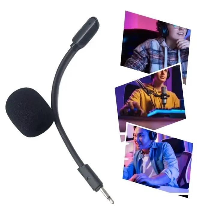 Remplacement de Microphone à flèche de jeu pour casques JBL Quantum 100 avec suppression du bruit, micro à flèche de jeu détachable de 2.5mm