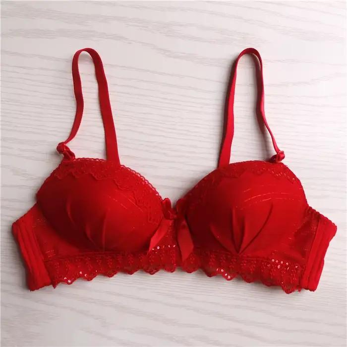 Soutien-gorge sexy à armatures pour femme, soutien-gorge push-up doux, sous-vêtements, demi-tasse, 2022, taille AB, 70-85, 3/4