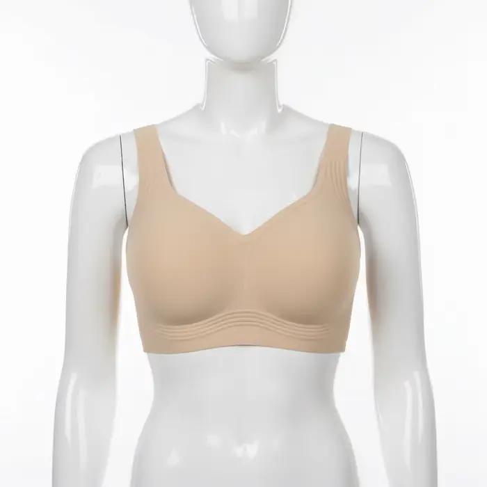 Soutien-gorge sans fil ajustable style débardeur push-up pour femme