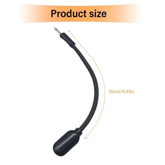 Remplacement de Microphone à flèche de jeu pour casques JBL Quantum 100 avec suppression du bruit, micro à flèche de jeu détachable de 2.5mm