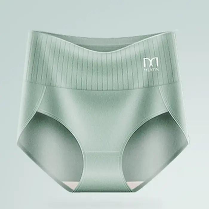 Taille haute Shaper culottes pour femmes sous-vêtements sans couture grande taille femme coton slips respirant intimes