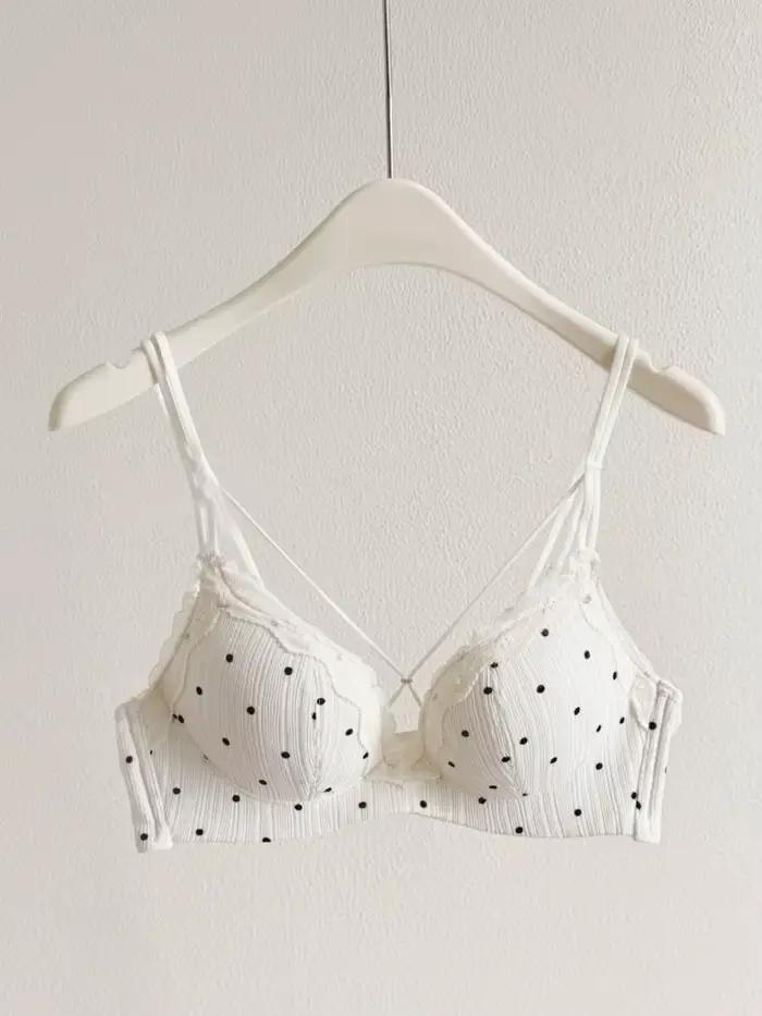 Offre Spéciale 2026 Ensemble de Lingerie Sexy à Pois