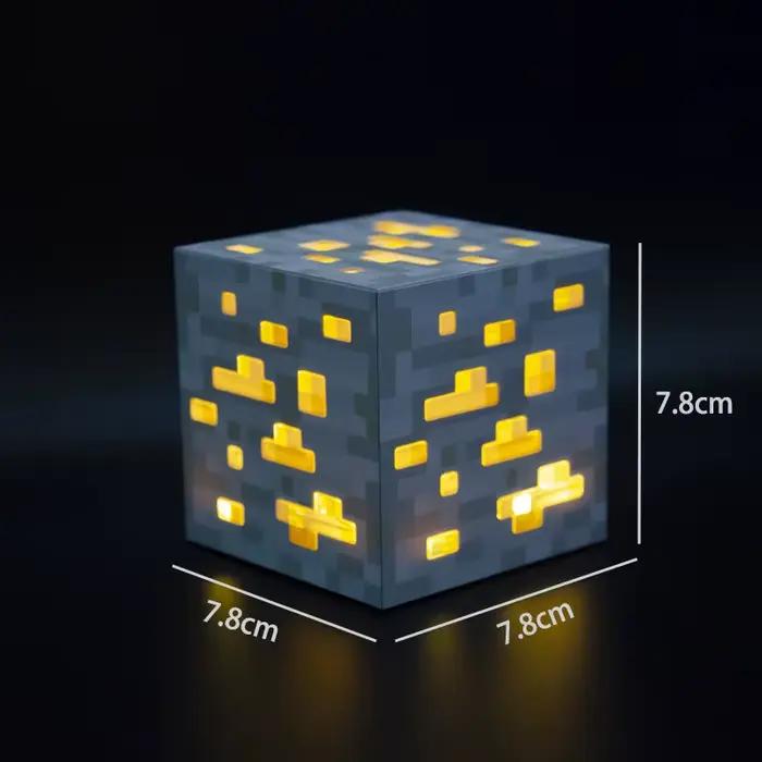 Lampe de nuit LED, Lampe torche de jeu, Lampe Coolie, Modèle de jouet, Lampe d'ambiance, Ornement lumineux, Lampe à minerai, Lampe de mineur à bouteille à couleurs changeantes