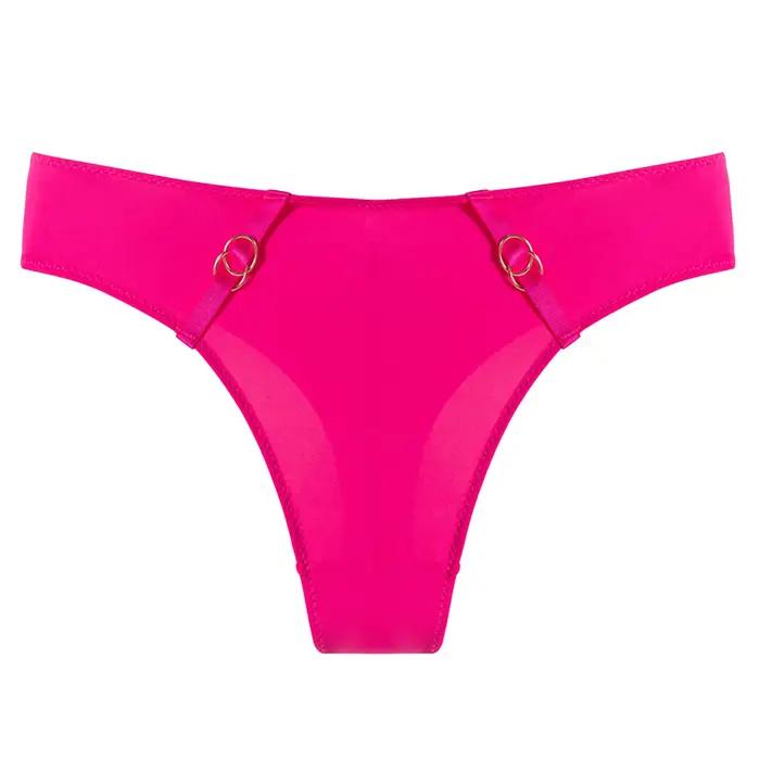 Taille basse T-Back culotte solide sous-vêtements décontractés pour les femmes Sexy Hipster