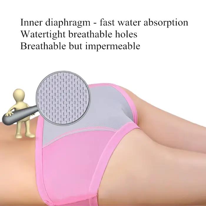 Culotte Menstruelle Imperméable en Coton pour Femme