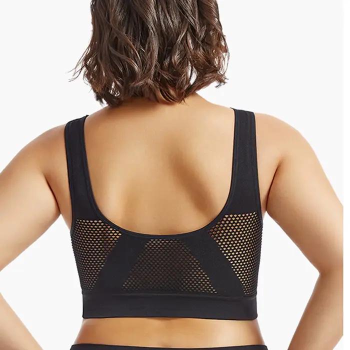Soutien-gorge gilet pour femmes grande taille, polyester, sans fil, trois quarts tasse, pour activité physique et quotidienne, couleurs variées, confort et élégance décontractée