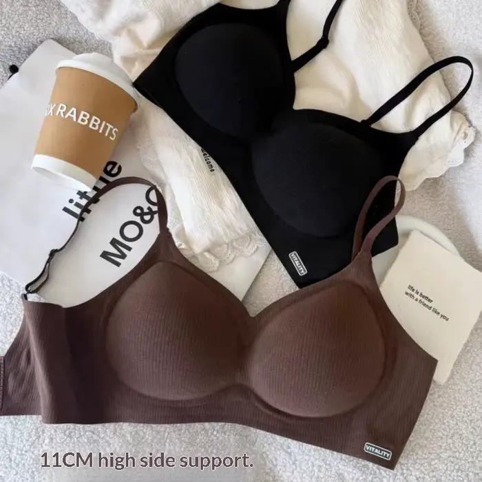 Soutien-gorge invisible respirant à armatures pour femme