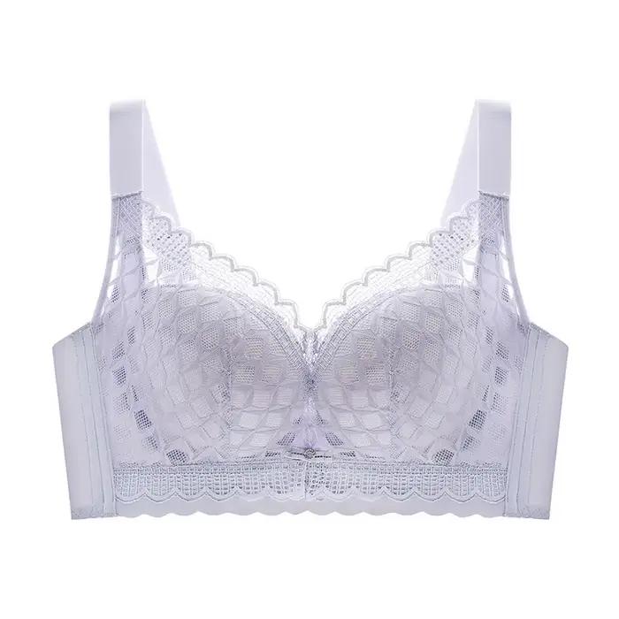 Soutien-gorge en dentelle grande taille Push Up pour femmes Sexy femme grand haut
