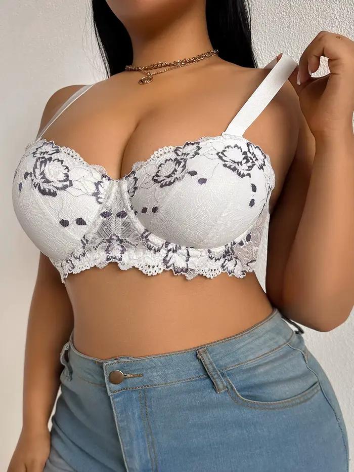 Soutien-gorge Quotidien Grande Taille pour Femme à Bretelles Larges