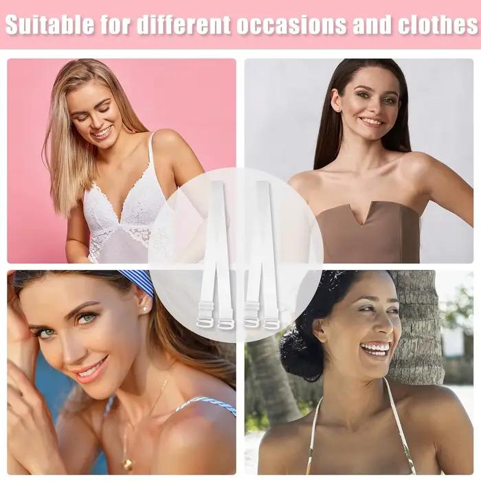 Sangles de soutien-gorge réglables coordonnantes invisibles