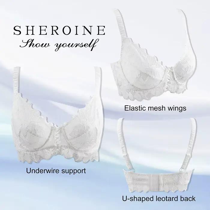 Sheroine Soutien-gorge en dentelle grande taille