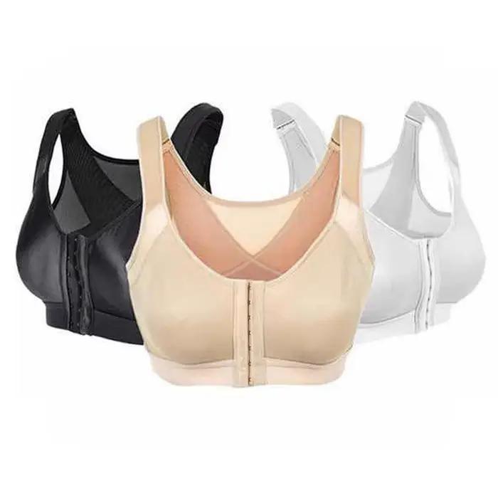 Soutien-gorge opératoire d'augmentation mammaire sans fil Non rembourré pour femmes